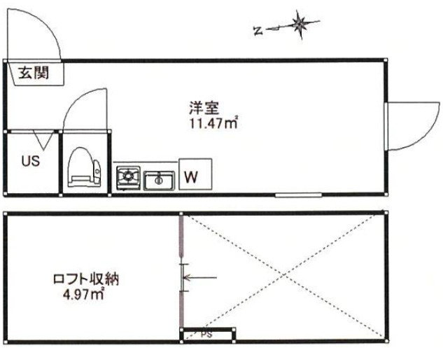 フェリスコサージュの間取り