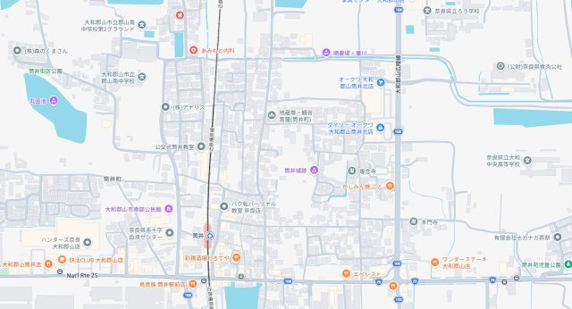 ●24(土)25(日)現地案内可能！　大和郡山市筒井町　第7期　新築一戸建ての地図