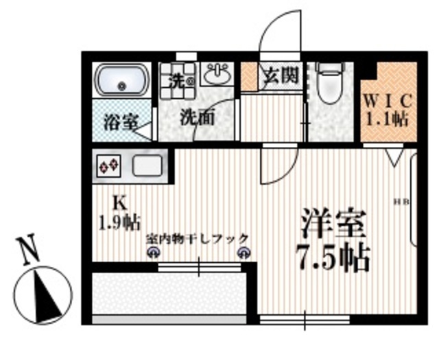 アルデイアの間取り|★明るい南向き♪ウォークインクローゼット★