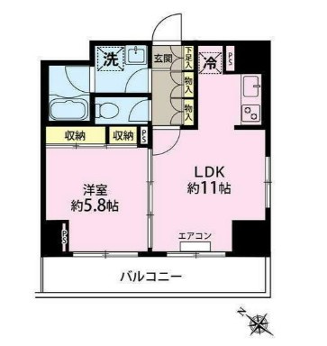 稲城市東長沼の賃貸マンションの間取り|★お部屋探しはオールマイト不動産までご相談下さい♪