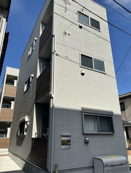 ハーモニーテラス新富町の外観