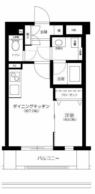 ソシエ東長崎の間取り