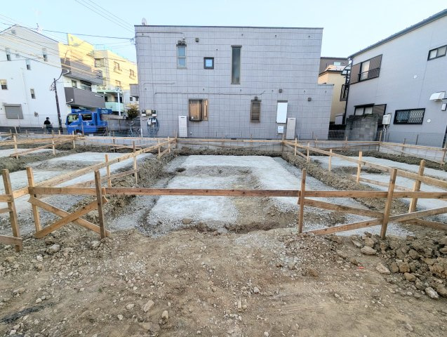 大田区大森北3丁目　新築戸建　全4棟の外観|2026.10.17撮影

現地ご見学希望・資料請求などお気軽にお問い合わせ下さい！
03-5990-5201