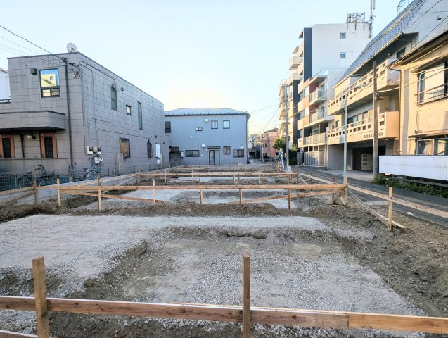 大田区大森北3丁目　新築戸建　全4棟の外観|2026.10.17撮影

現地ご見学希望・資料請求などお気軽にお問い合わせ下さい！
03-5990-5201