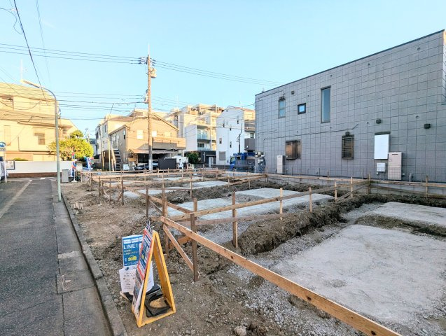 大田区大森北3丁目　新築戸建　全4棟の外観|2026.10.17撮影

現地ご見学希望・資料請求などお気軽にお問い合わせ下さい！
03-5990-5201