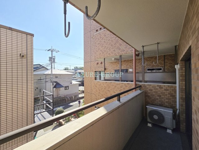 ライオンズマンション十日市場第2のバルコニー