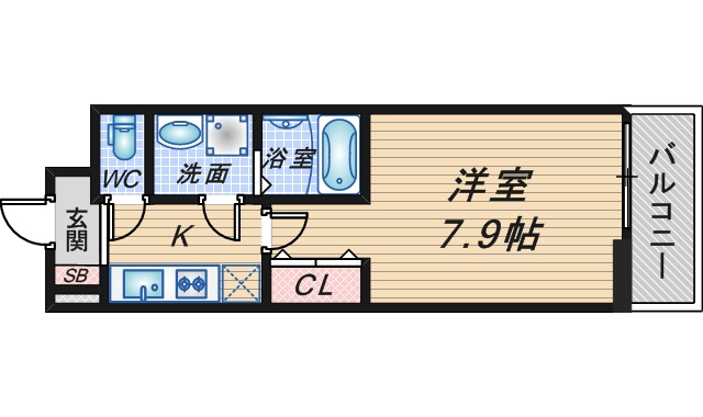 リジエール豊中の間取り