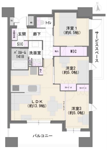 【間取り】 | ウエリス千代田東神田