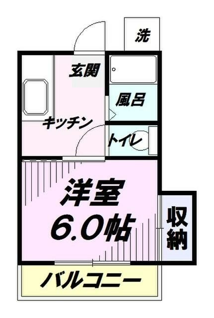 コーポ星の間取り