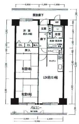 【間取り】 | ファミール野江