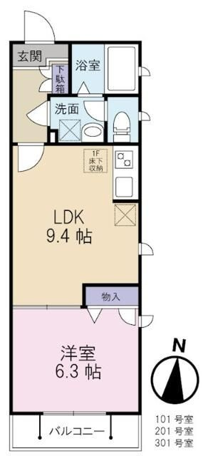 シャーメゾン中板橋の間取り