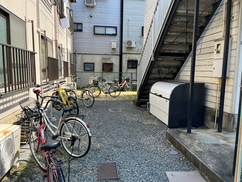 第2晴美ハイツの駐車場