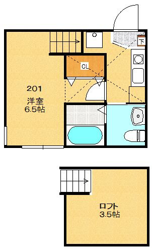 エトレ大和の間取り
