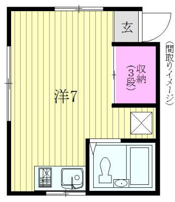 コーポエムワイの間取り