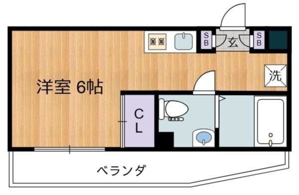 グランデュオ経堂Ⅶの間取り