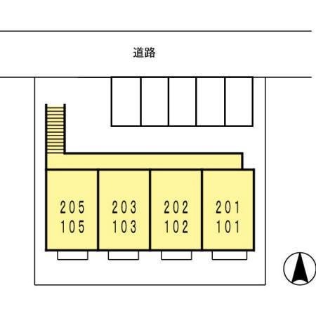 サウスエントピアの駐車場