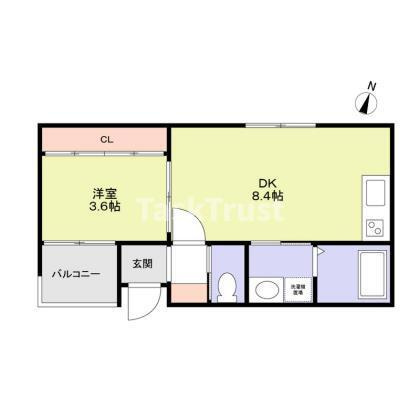 【間取り】 | シティコート太子橋今市