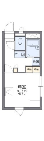 レオパレスこうべ山手２番館の間取り