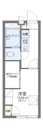レオパレス住吉南町の間取り