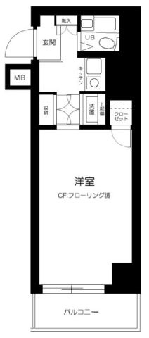 パークハイム駒形の間取り|間取りです。