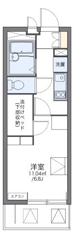 レオパレス前里の間取り
