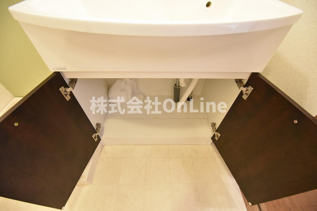 クラールプラッツの独立洗面台