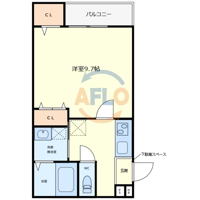 フジパレス今川Ⅵ番館の間取り|フジパレス今川Ⅵ番館　間取り