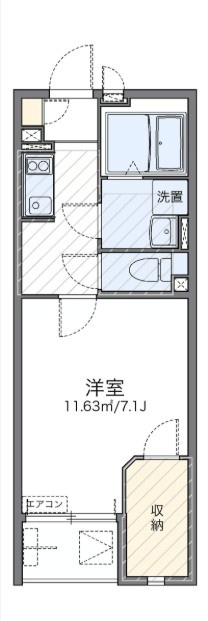 レオネクストアプリーレの間取り