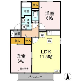 【間取り】 | グランドキャッスルGOMI E