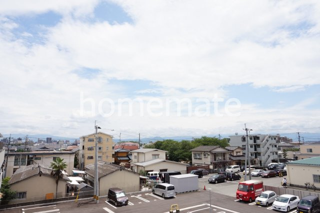 熊本市中央区国府３丁目のアパートの展望