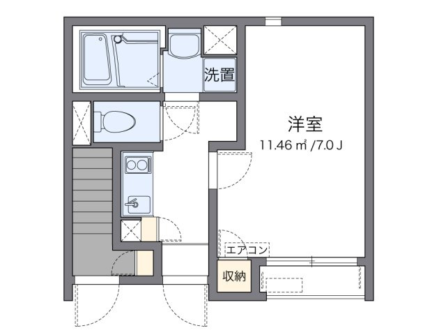 クレイノバーサトルⅢ　牛田南の間取り|代表的な間取のため実際の間取とは異なる場合があります
