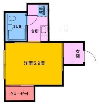 ローラービルの間取り|間取りです。