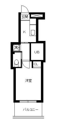 スカイコート門前仲町の間取り|間取りです。