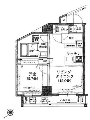 アイル東京向島参番館の間取り