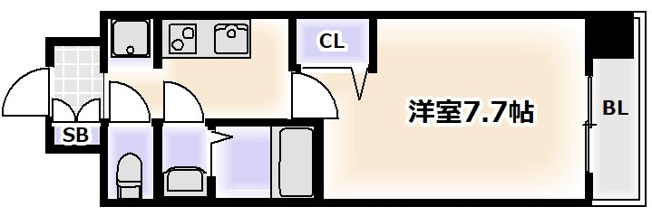 【間取り】 | プレサンス芦原橋ヴィブラス