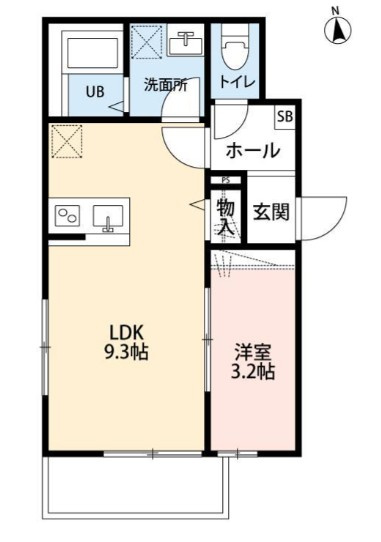 ソーレI 　の間取り