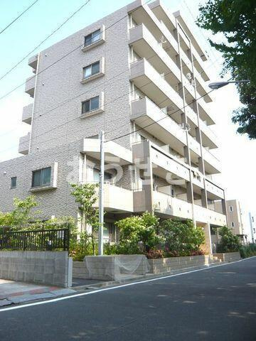 グッド　フラットⅢの外観|外壁はタイル貼りです