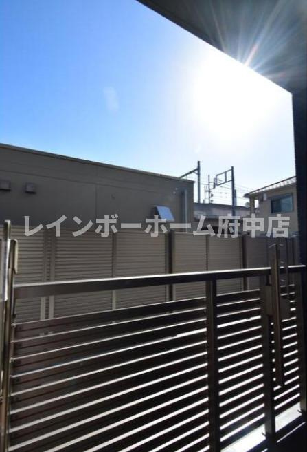 レザン東長沼のバルコニー