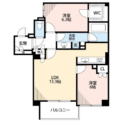グローリオ成増アルグレッソ の間取り|間取りです。