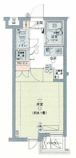 ヴィーダ高井戸の間取り
