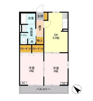 【間取り】 | プランドール白羽