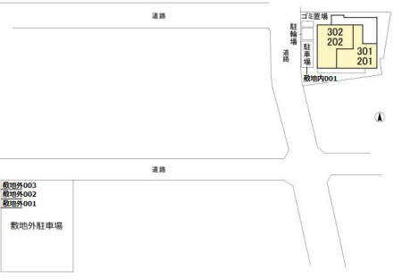 パークサイドハウスの区画図