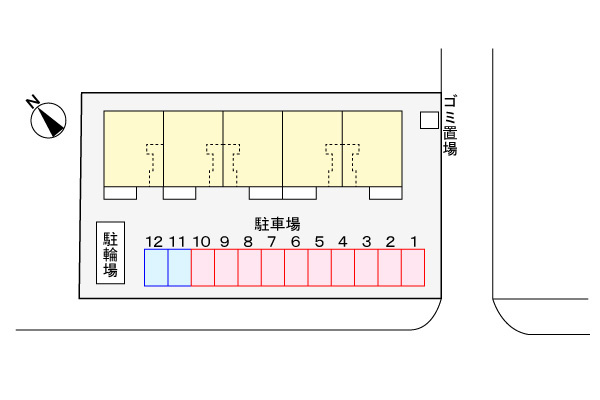 エレガンスブライト　Ｋの駐車場|駐車場