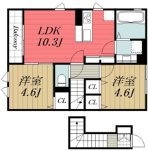 【間取り】 | ヴァンベール/土気町