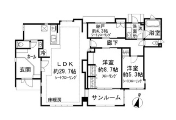 サンモリッツの間取り