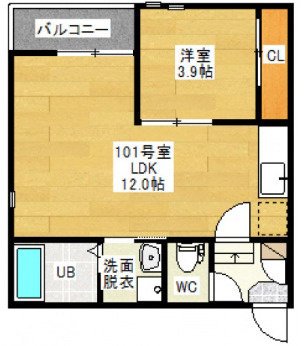 GrandticDAVA西広島の間取り