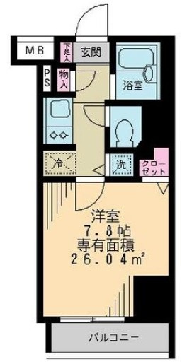 アーク銀座京橋の間取り|間取りです。