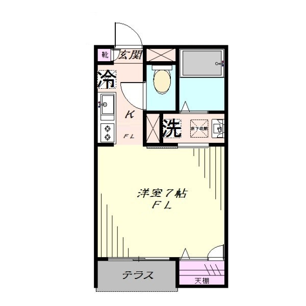 ＷＩＮＧⅡ の間取り|間取りです。