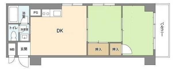 エンゼルハイム大森本町の間取り|間取りです。