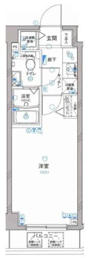 グリフィン南蒲田アクトシティの間取り|間取りです。